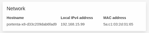 A screenshot of the Foundries.io dashboard on device network configuration